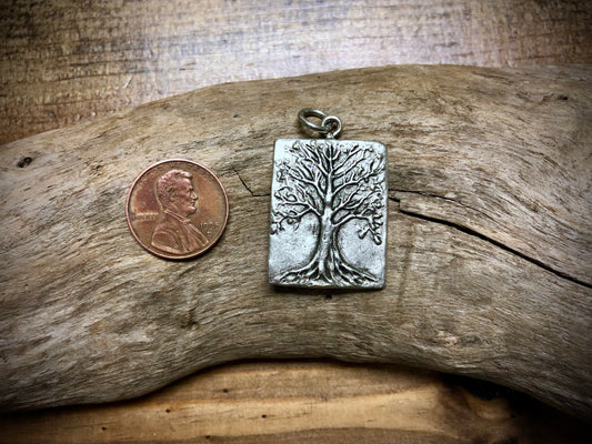 Tree of Life Pendant - Silver Tone