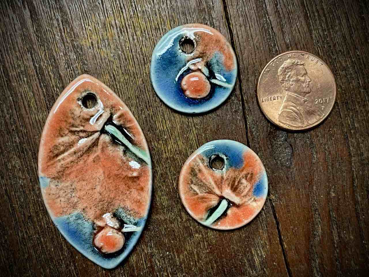 Marsha Neal Studio Charm and Pendant Set—Botanicals