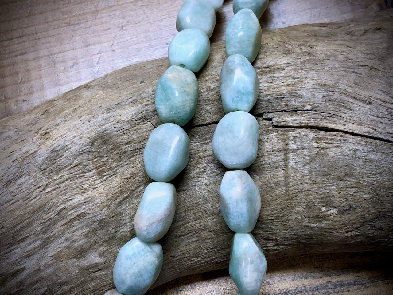 Russian Amazonite Tumbled Simple Cut Nuggets