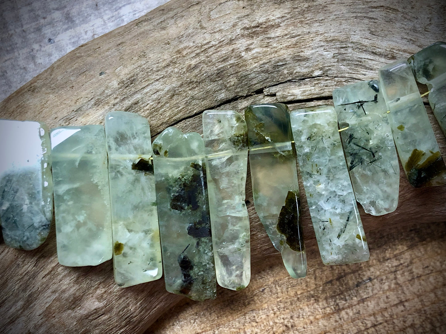 Graduated Perinite Sticks - 38mm x 9mm to 22mm x 8mm - 4" Strand