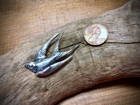 Bird Finding - Swallow - 45mm x 28mm