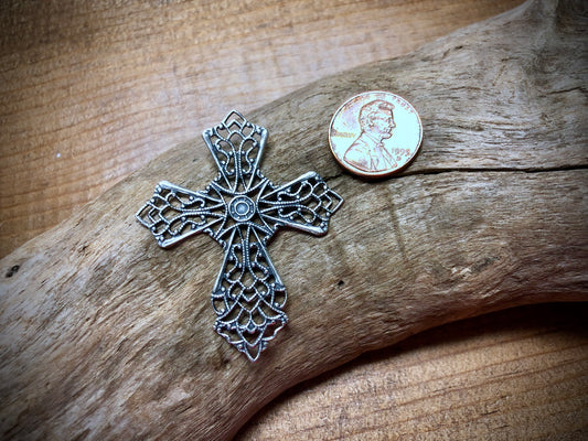 Filigree Cross Finding - 50mm x 41mm
