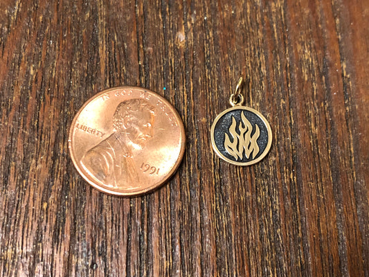 Bronze Four Elements Fire Charm