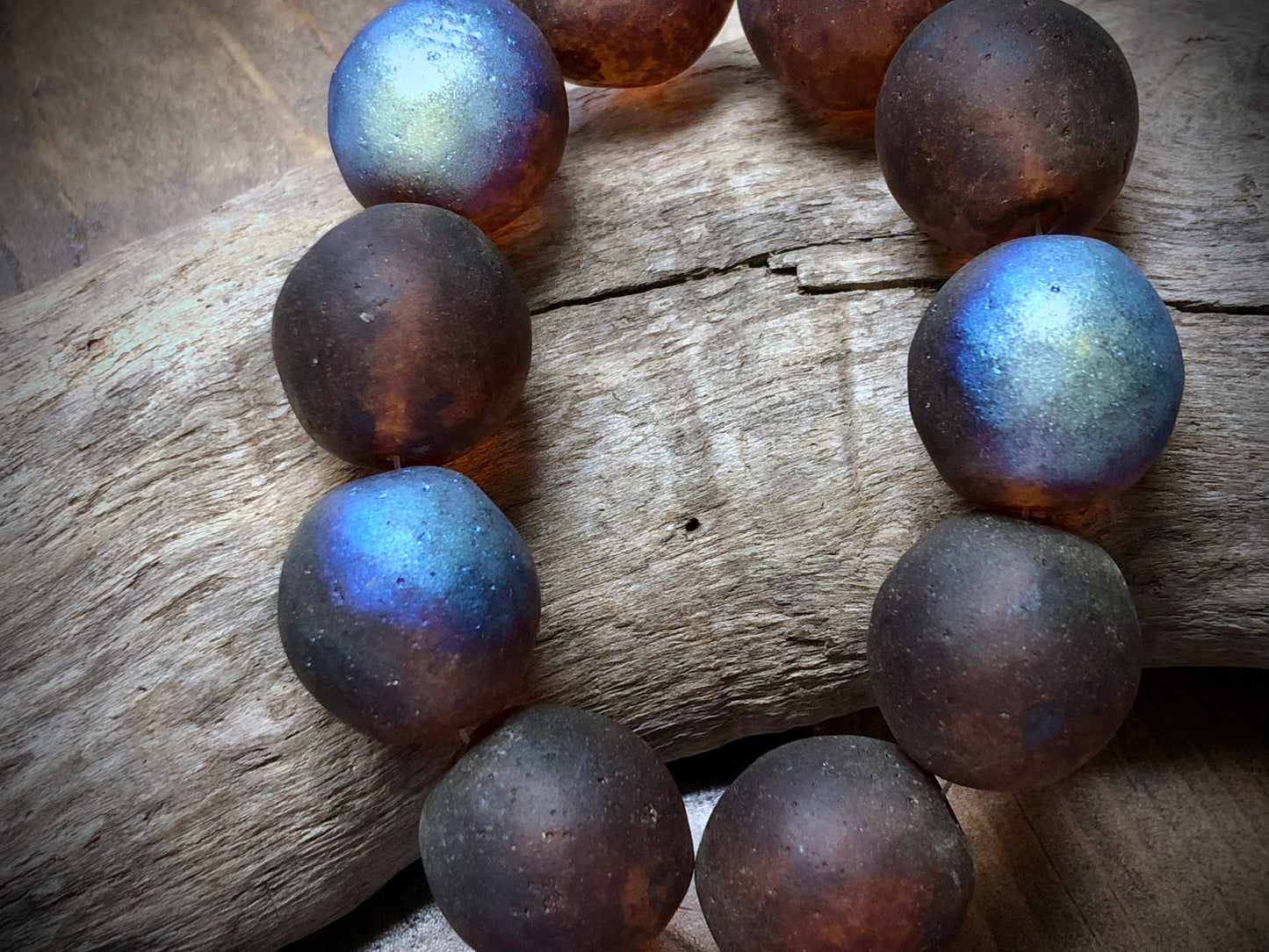 Matte Czech Glass Rounds - 19mm