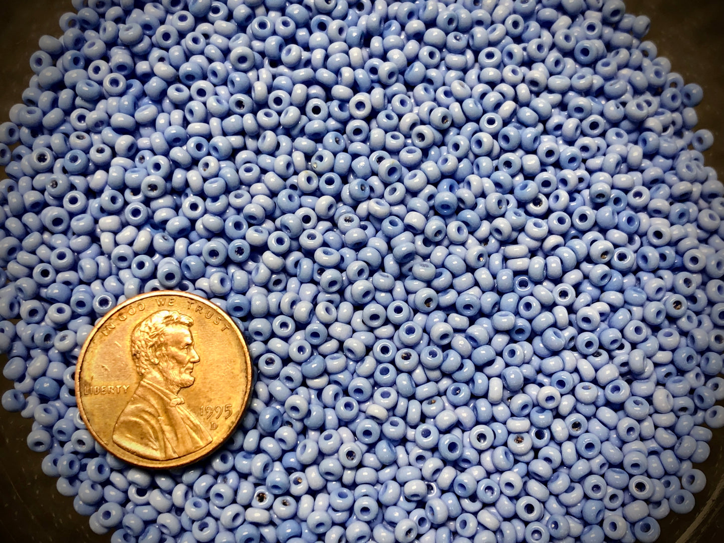 Vintage Venetian Seed Beads - 10/0 - Blue