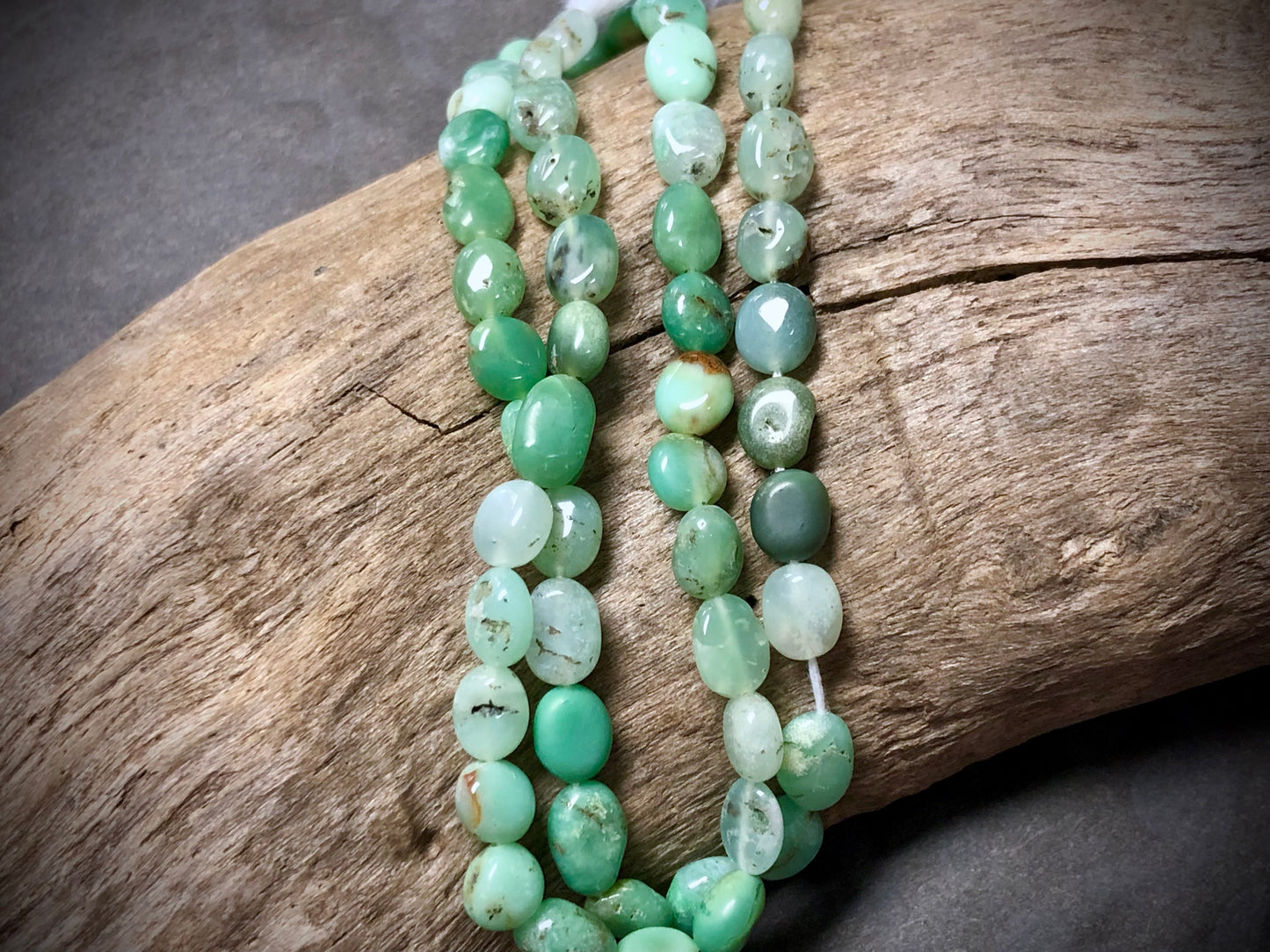 Chrysoprase Puff Ovals - 6mm x 5mm - 13”