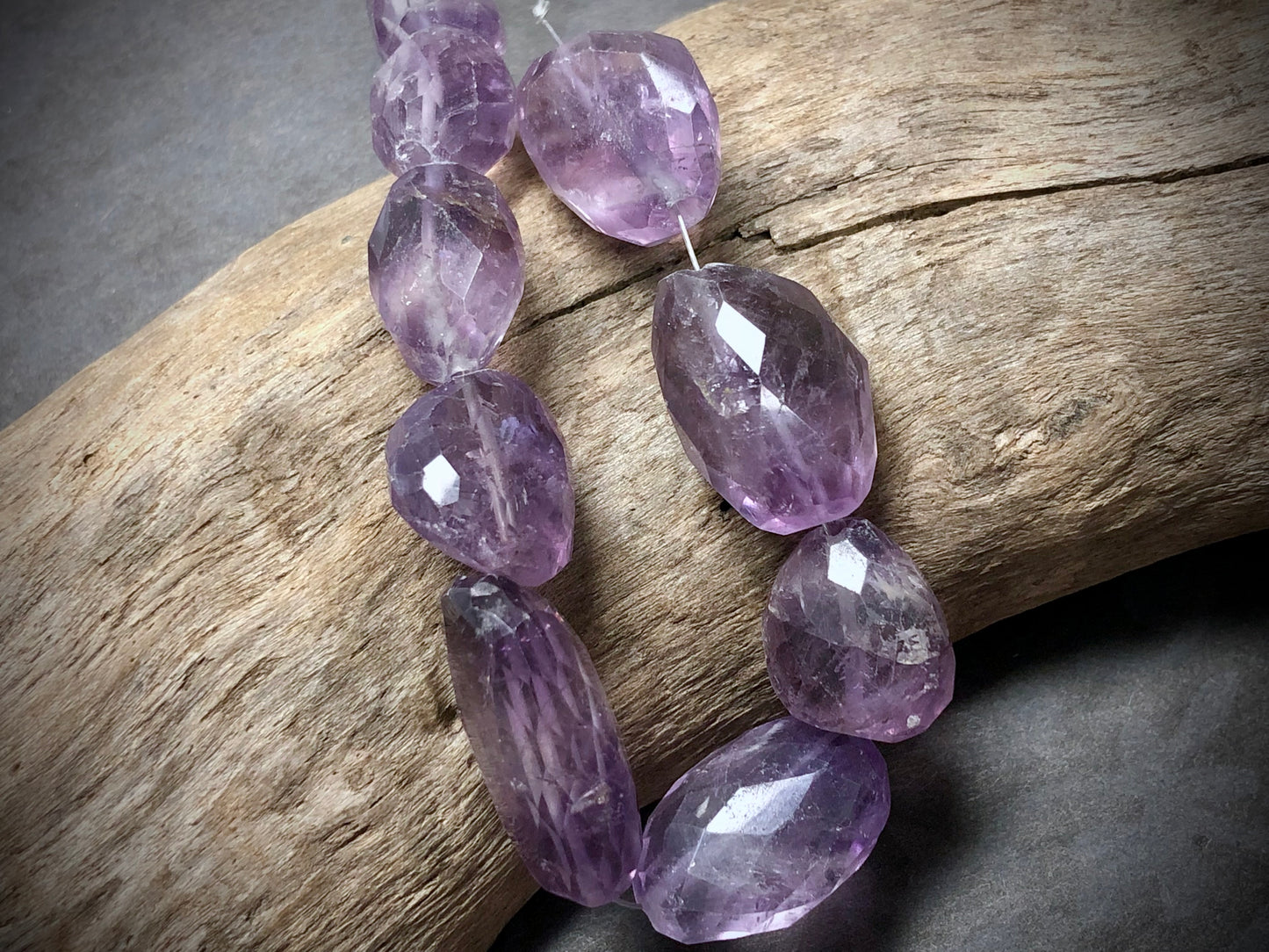 Ametrine Medium Faceted Nuggets - 7”