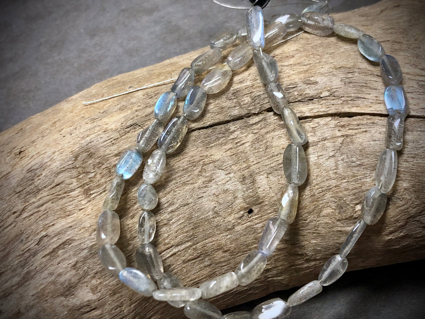 Labradorite Ovals - 7mm x 4mm - 13”