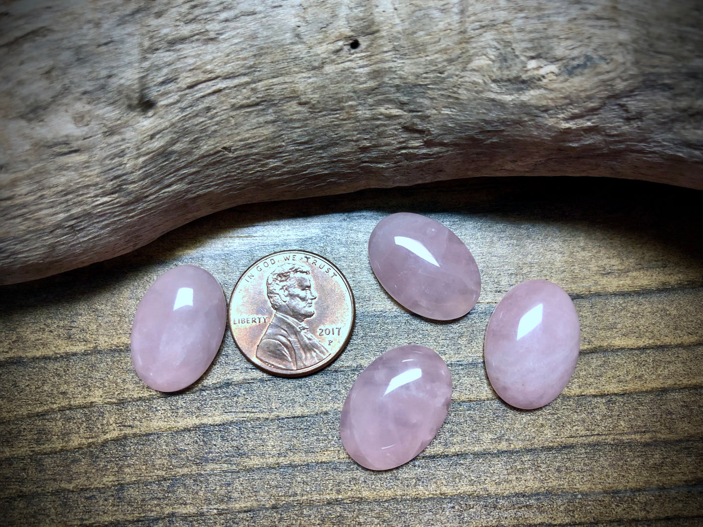 Rose Quartz Cabochon - 19mm x 13mm