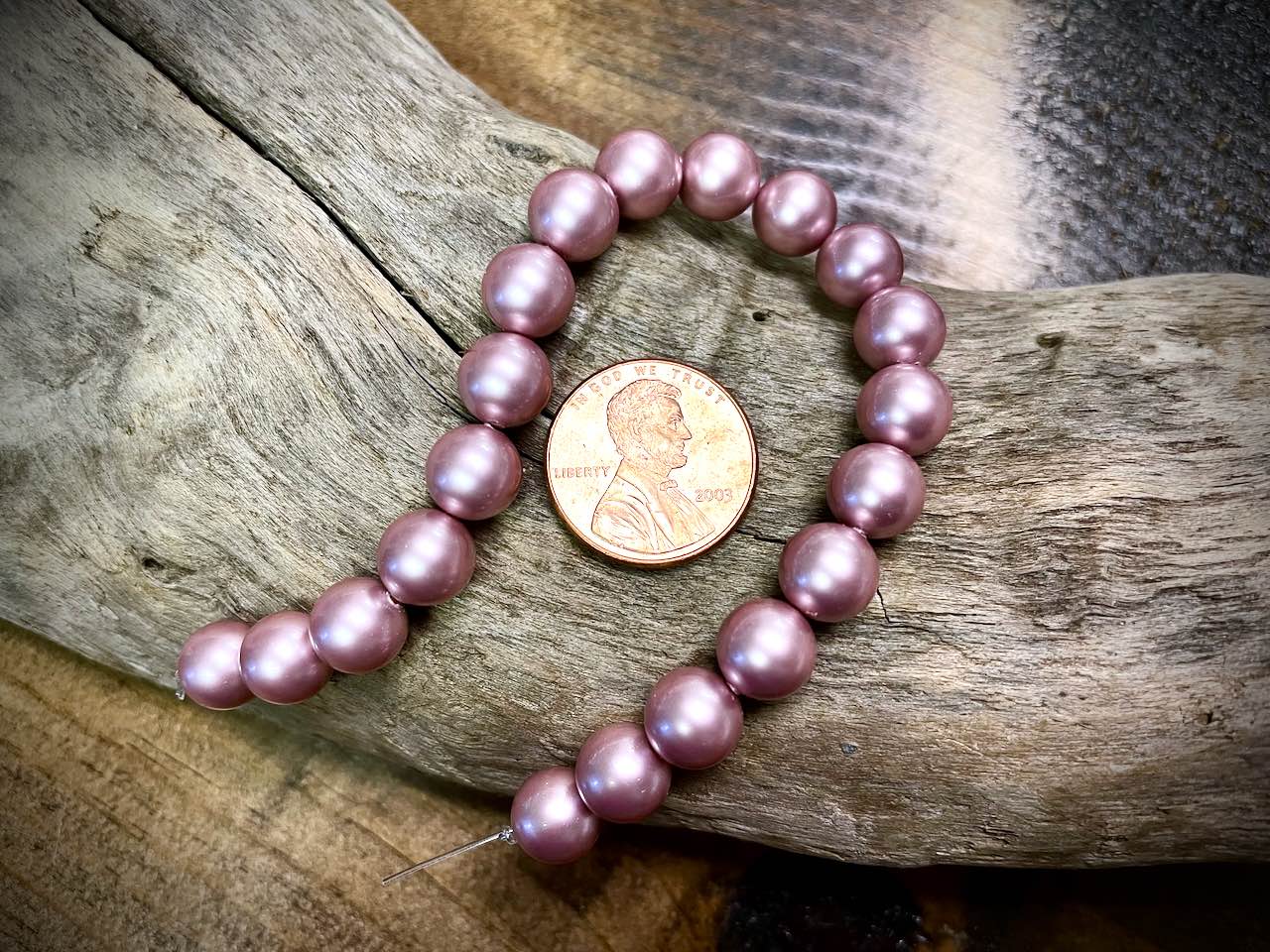 European Crystal Pearls - Powder Rose - 8mm - 20ct.