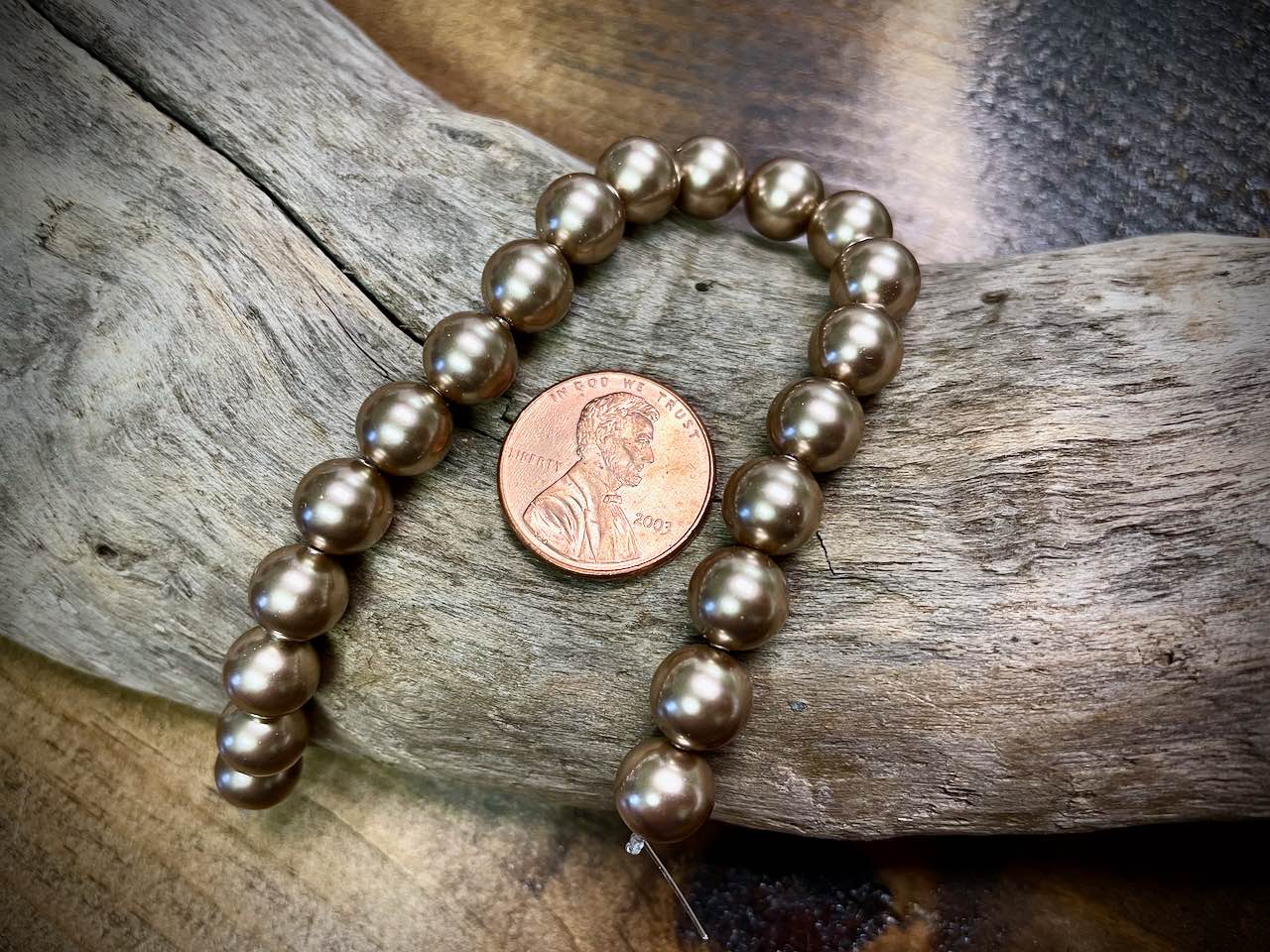 European Crystal Pearls - Bronze - 8mm - 20ct.