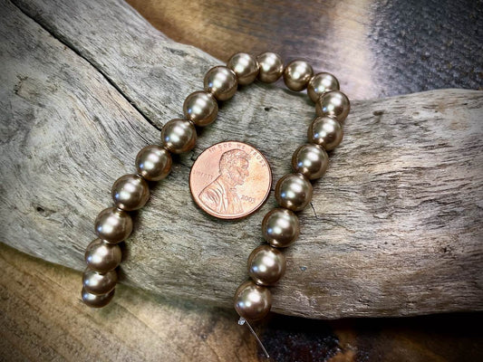 European Crystal Pearls - Bronze - 8mm - 20ct.