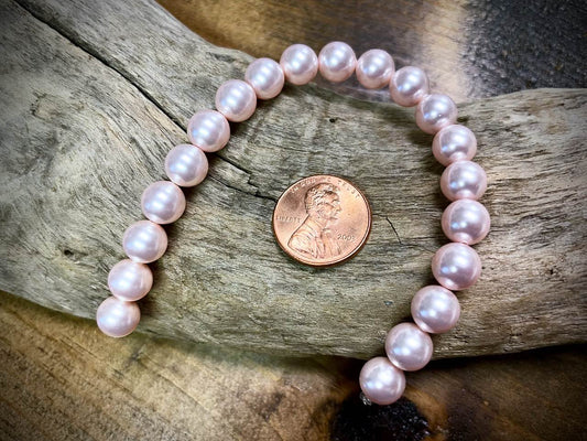 European Crystal Pearls - Rosaline - 8mm - 20ct.