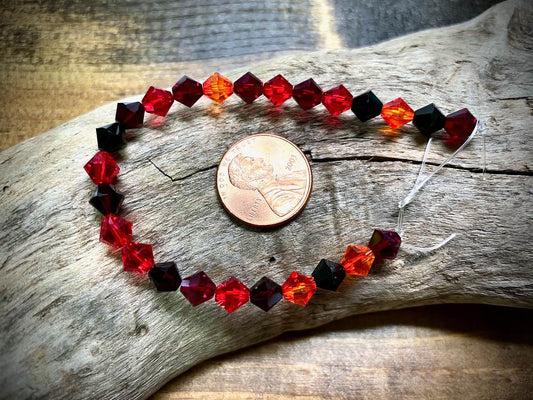 Swarovski Crystal Mix - Fire - 6mm - 25ct.