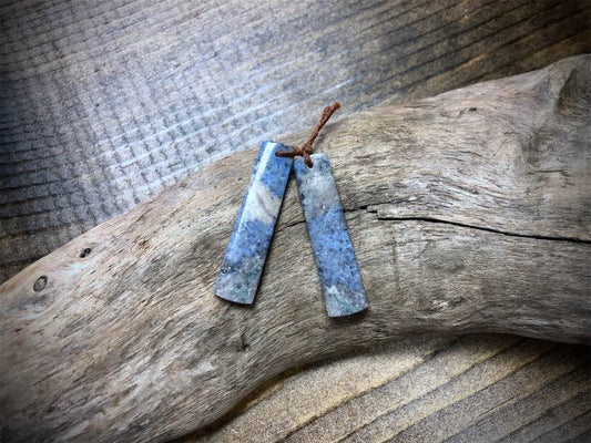 Dumortierite Gemstone Pair