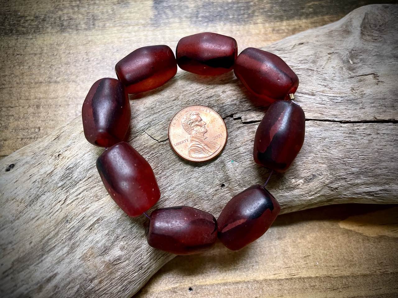 Vintage Plastic Bead Strand