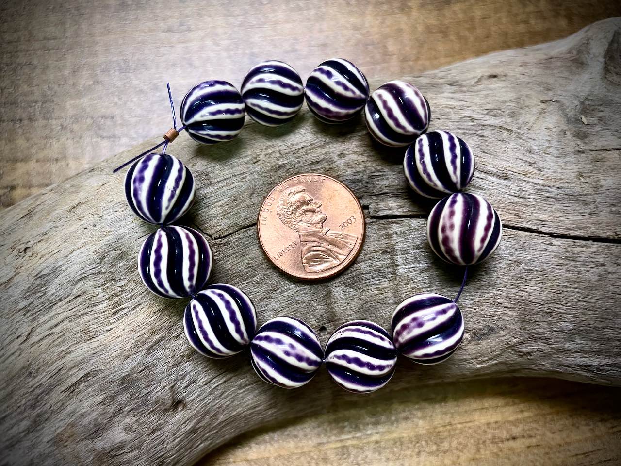 Vintage Plastic Bead Strand