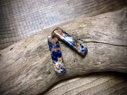 Sodalite Gemstone Pair