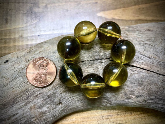 Vintage Plastic Bead Strand