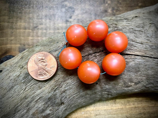 Vintage Moon-Glow Lucite Bead Strand