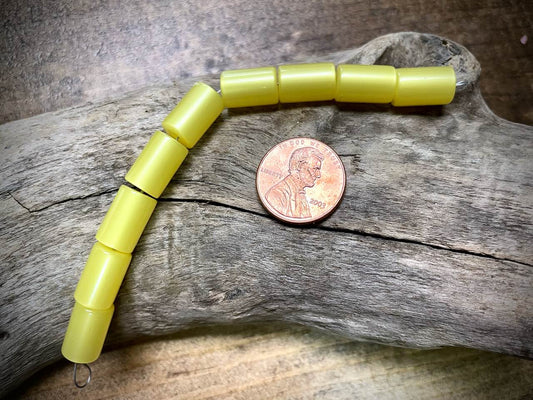 Vintage Moon-Glow Lucite Bead Strand