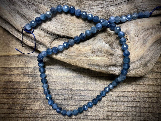 Kyanite Faceted Rounds Bead Strand - 5.5mm-6mm - 15.5"