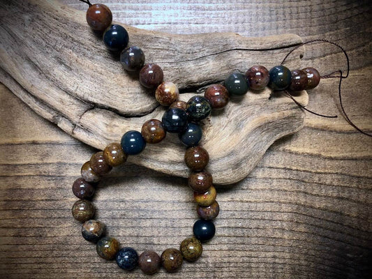 AAA Grade Pietersite Smooth Rounds Bead Strand - 12mm - 16"