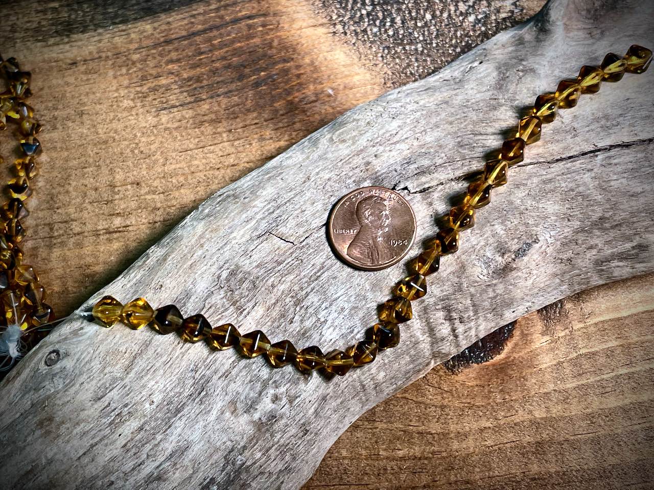 Lucerna Bicone Czech Glass Strand