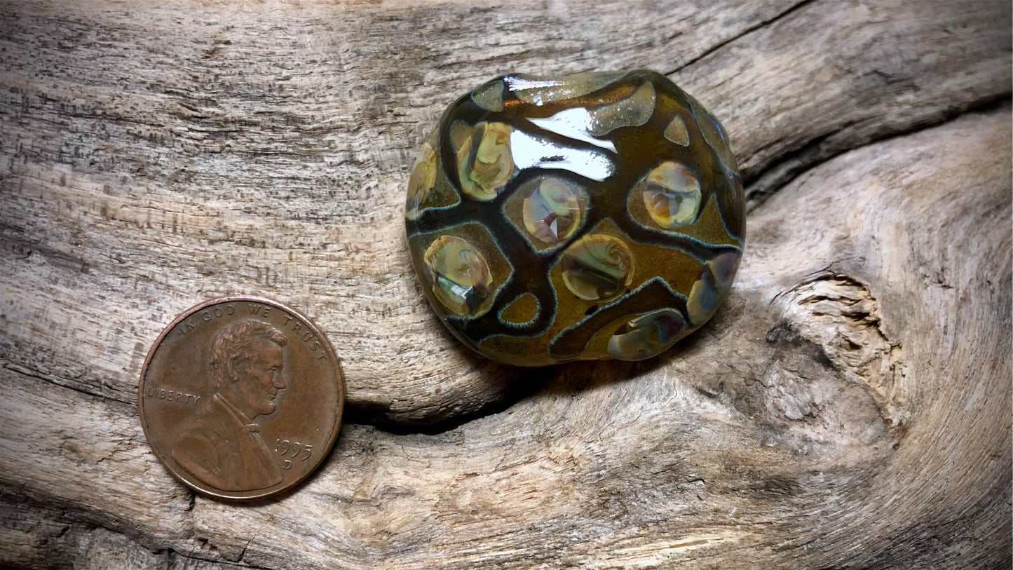 Lampwork Glass Bead by Tamara Melcher