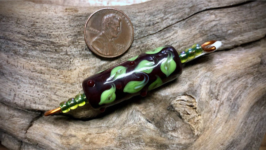 Lampwork Glass Bead by Mac Arts
