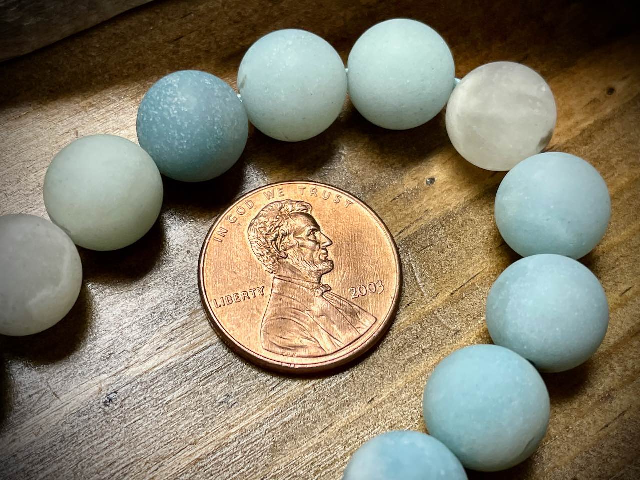 Amazonite Smooth Matte Rounds Bead Strand - 10mm - 8"