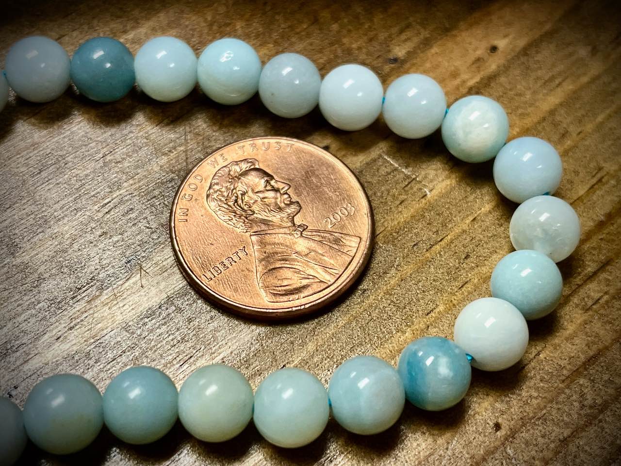 Amazonite Smooth Rounds Bead Strand - 6mm - 8"