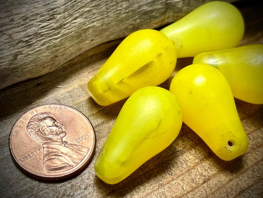 African Trade Bead Lot: 8 Mali Wedding Trade Beads—15mm x 24mm