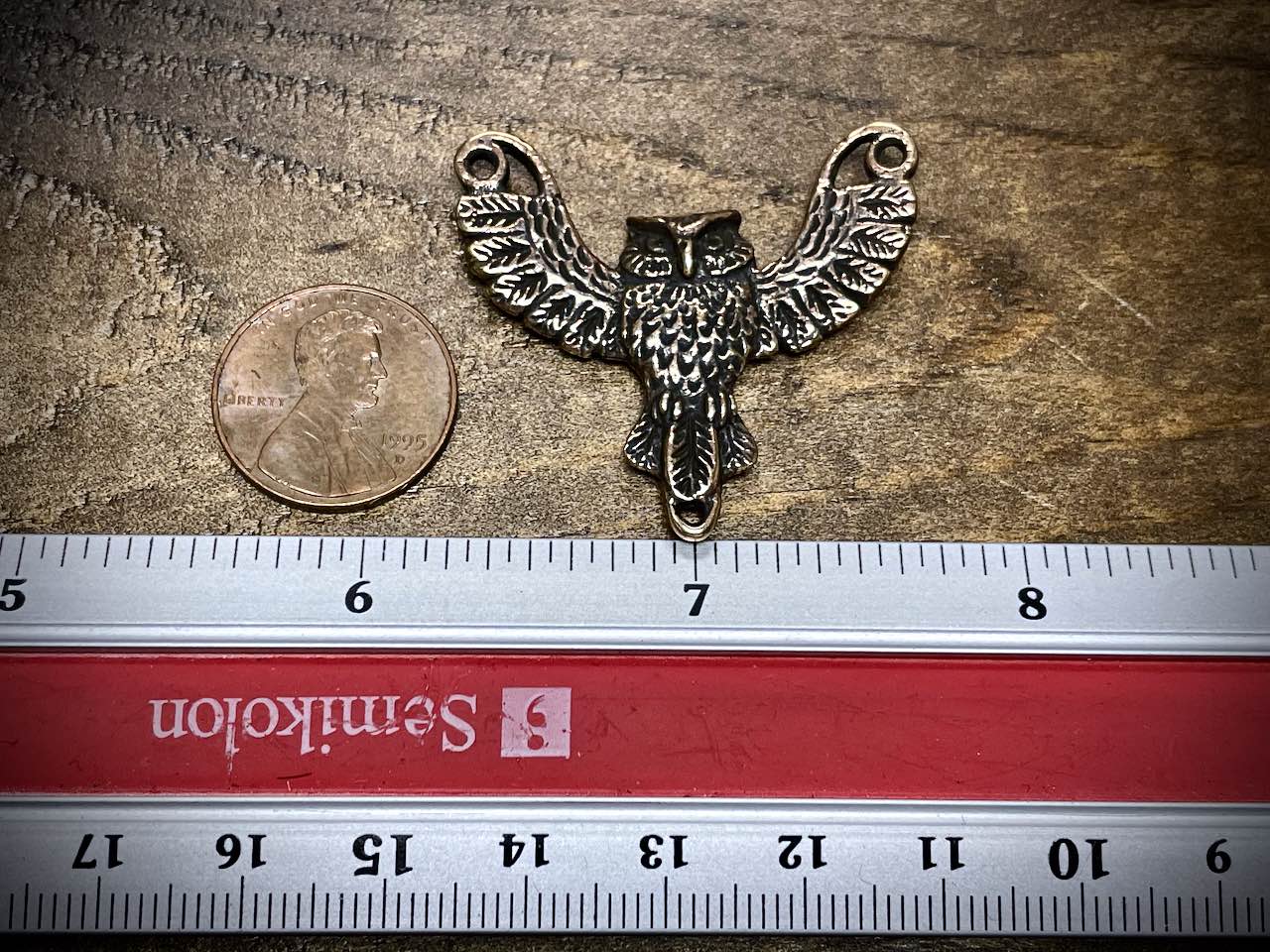 Bronze Owl Pendant