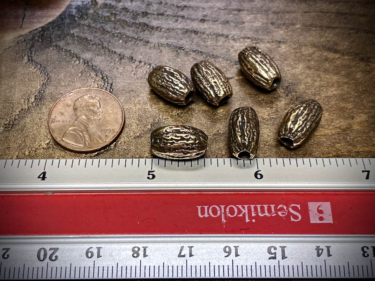 Bronze Nature Tube Bead/Spacer