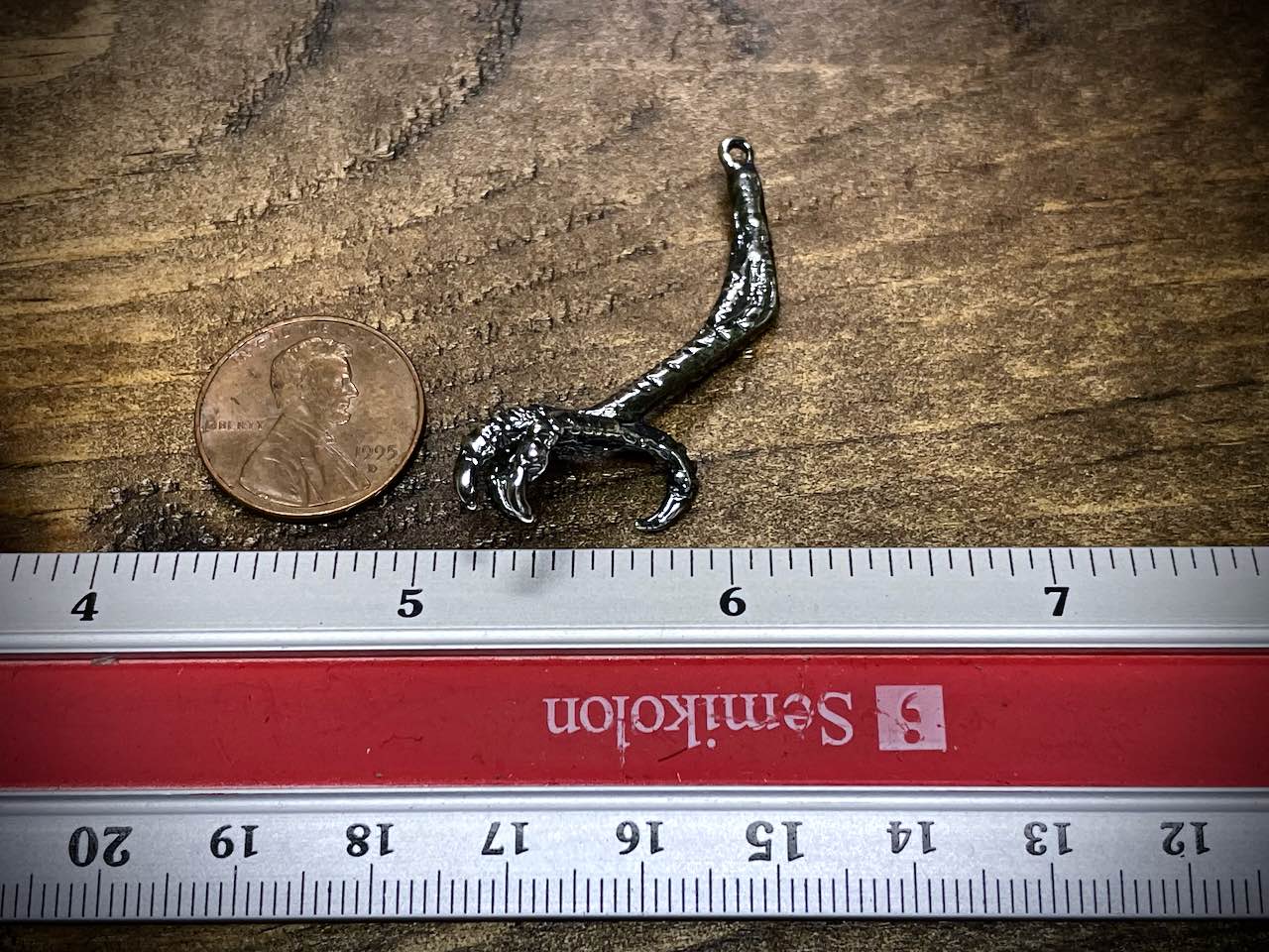 Silver Filled Bird Claw Charm/Pendant