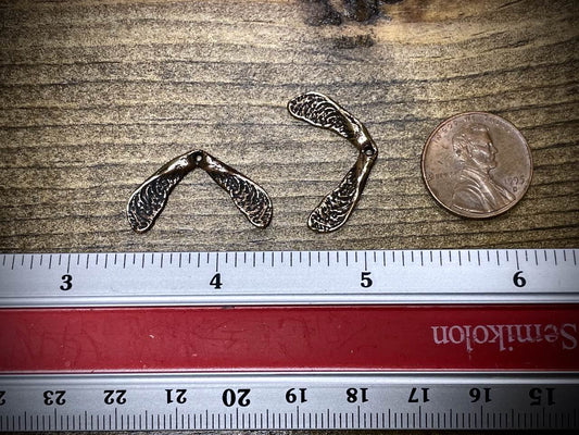 Bronze Maple Seed Pendant/Charm
