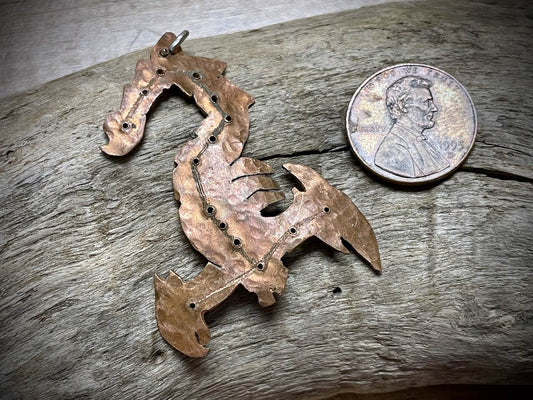 Copper Scorpio Pendant by Nori Greer