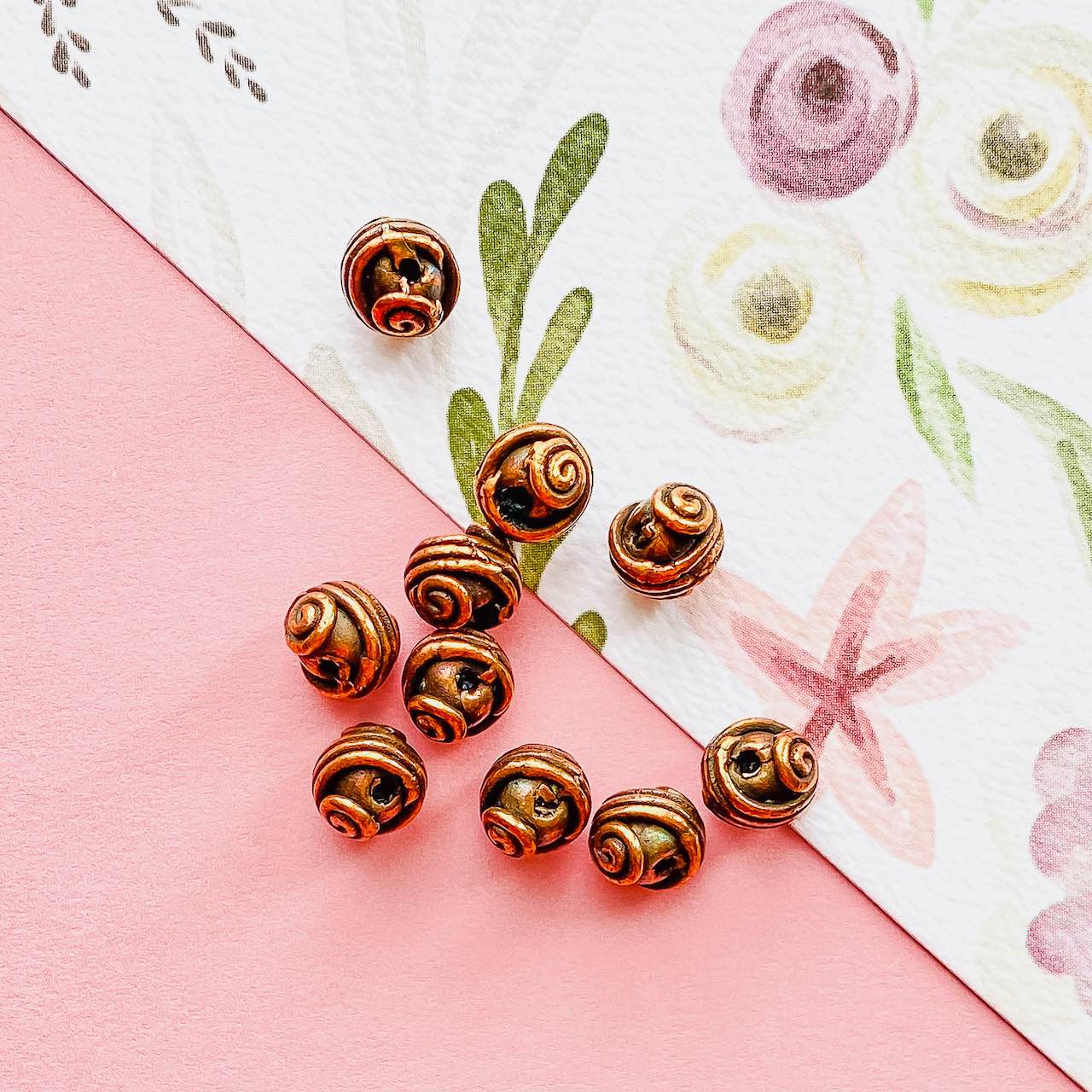 Allegory Gallery Pewter—Round—Swirl