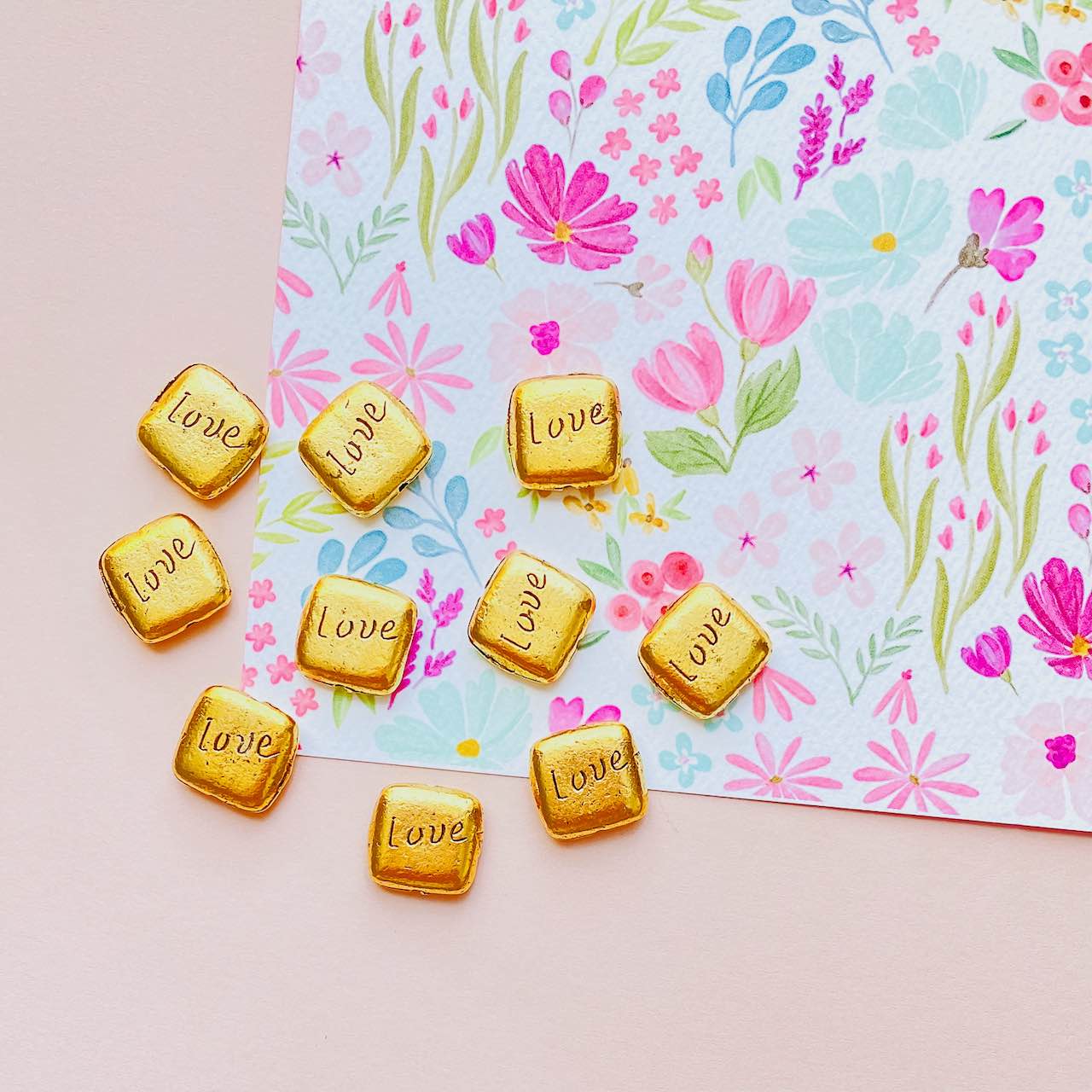 Allegory Gallery Pewter—Puffed Square—Love