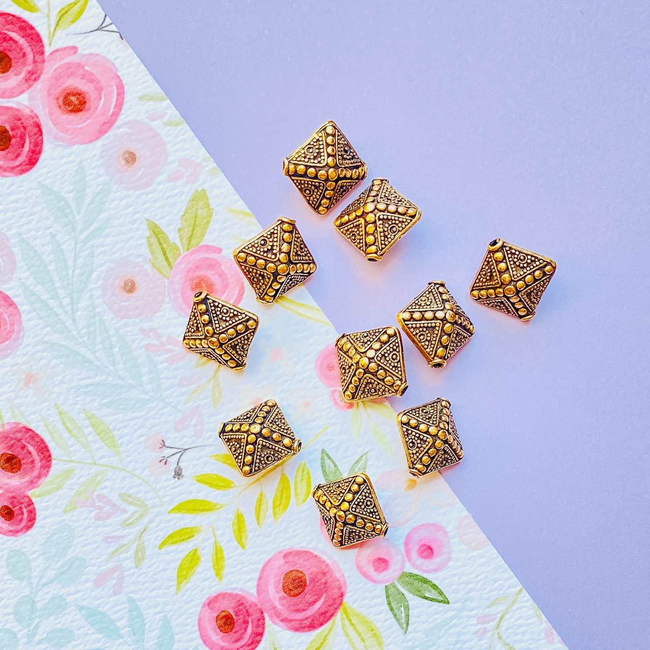 Allegory Gallery Pewter—Bali Style Square