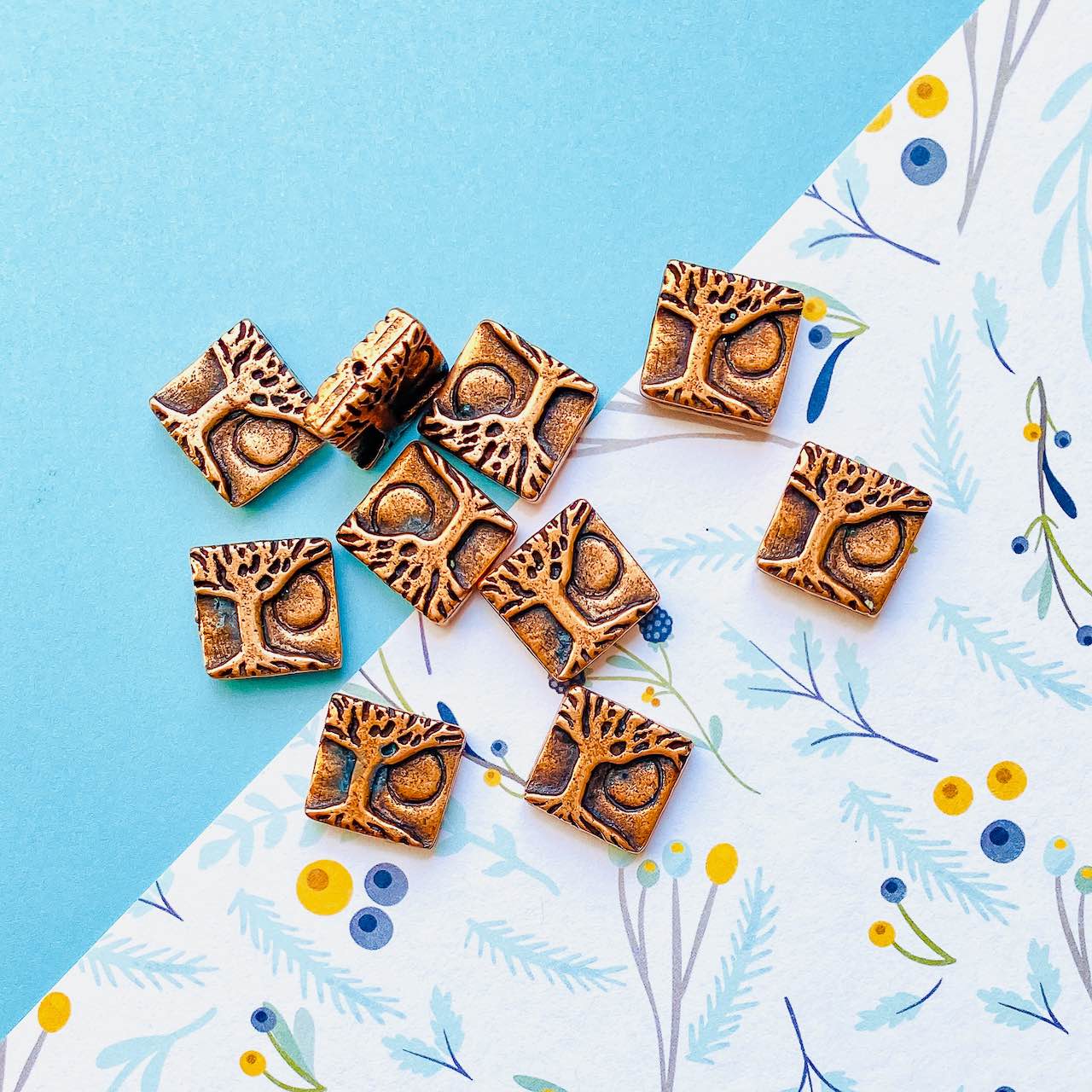 Allegory Gallery Pewter—Square—Tree & Moon