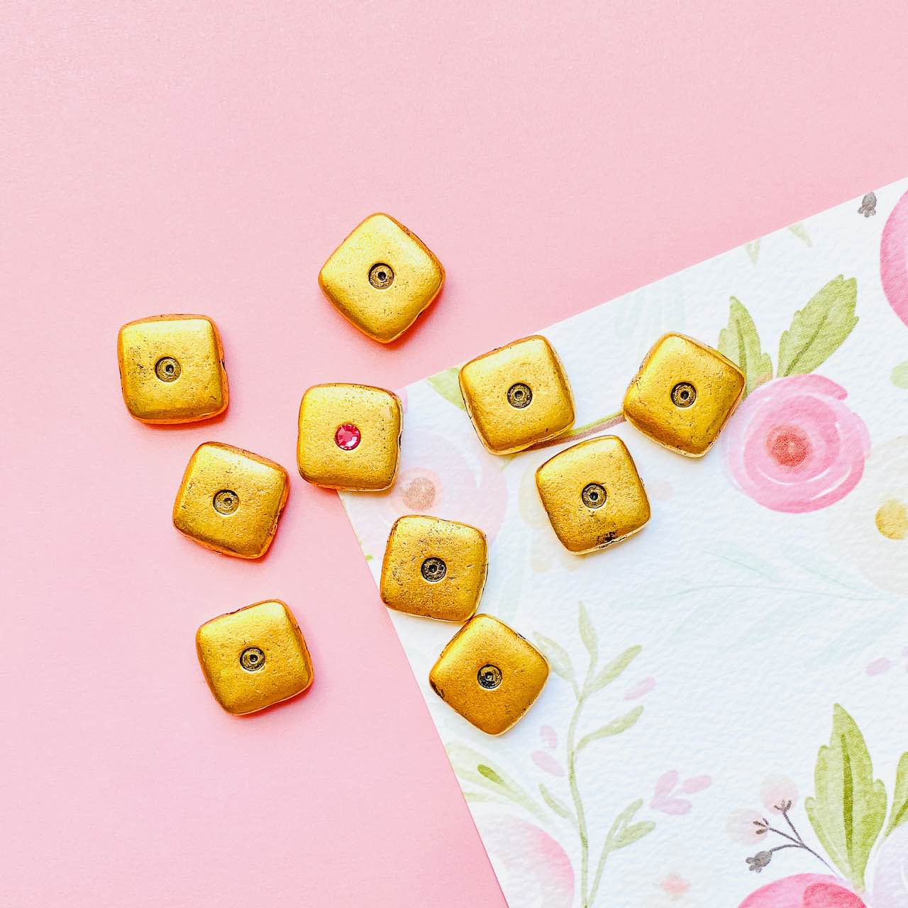 Allegory Gallery Pewter—Cushion—Plain—Add Crystal