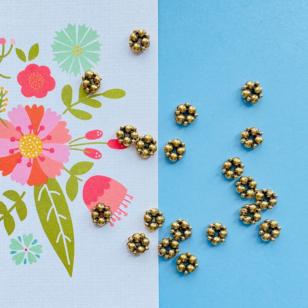 Allegory Gallery Pewter—Spacer Bead—Granulation