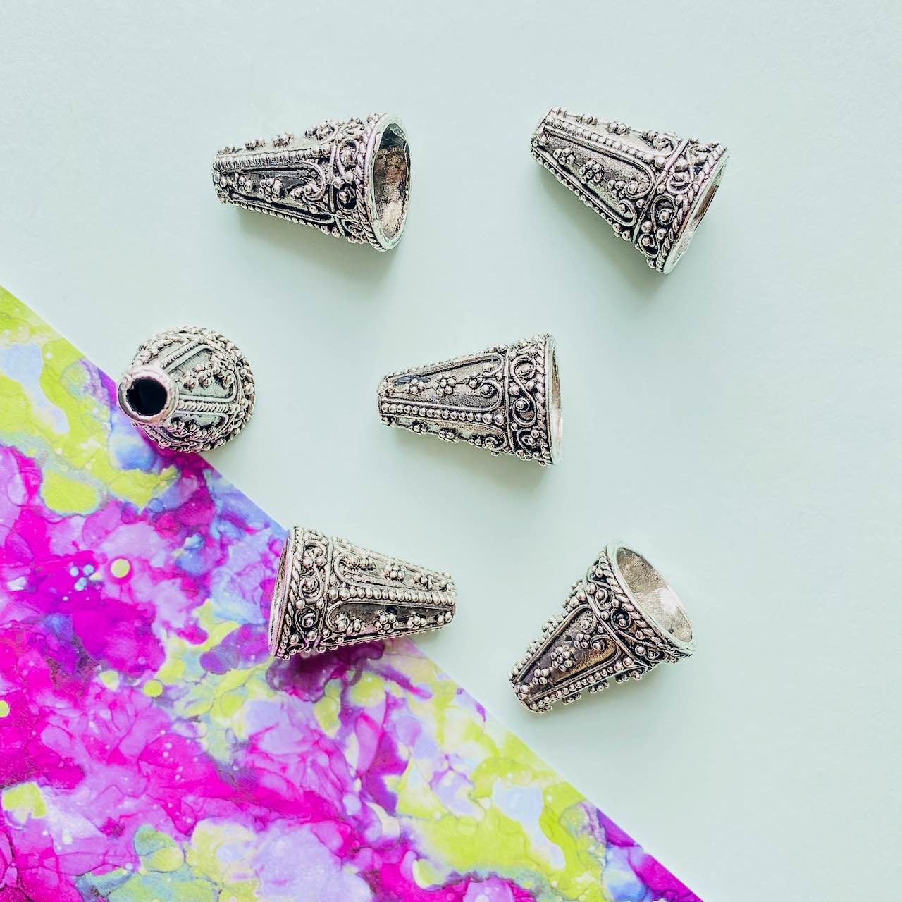 Allegory Gallery Pewter—Large Cone—Bali Style