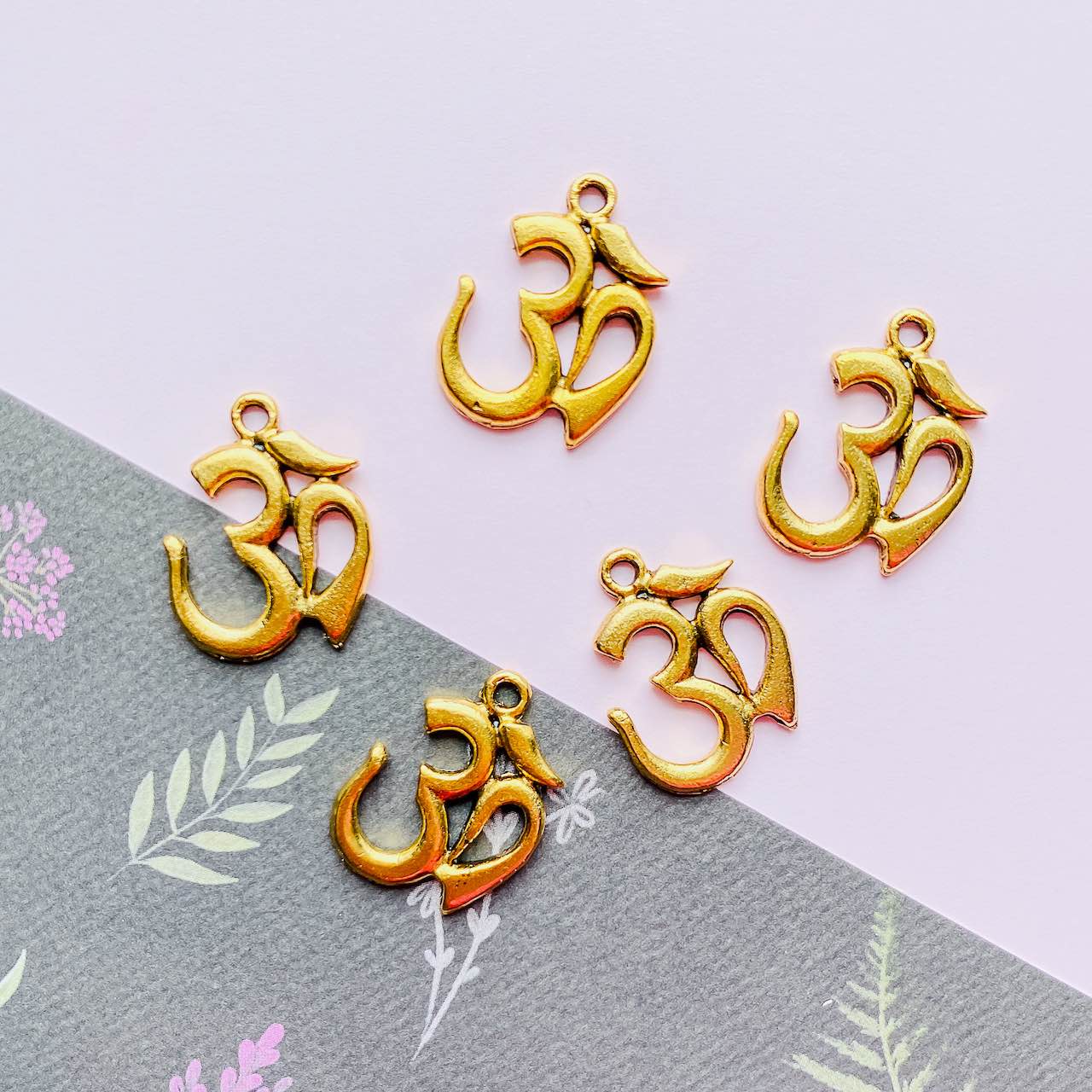 Allegory Gallery Pewter—Large Om Pendant