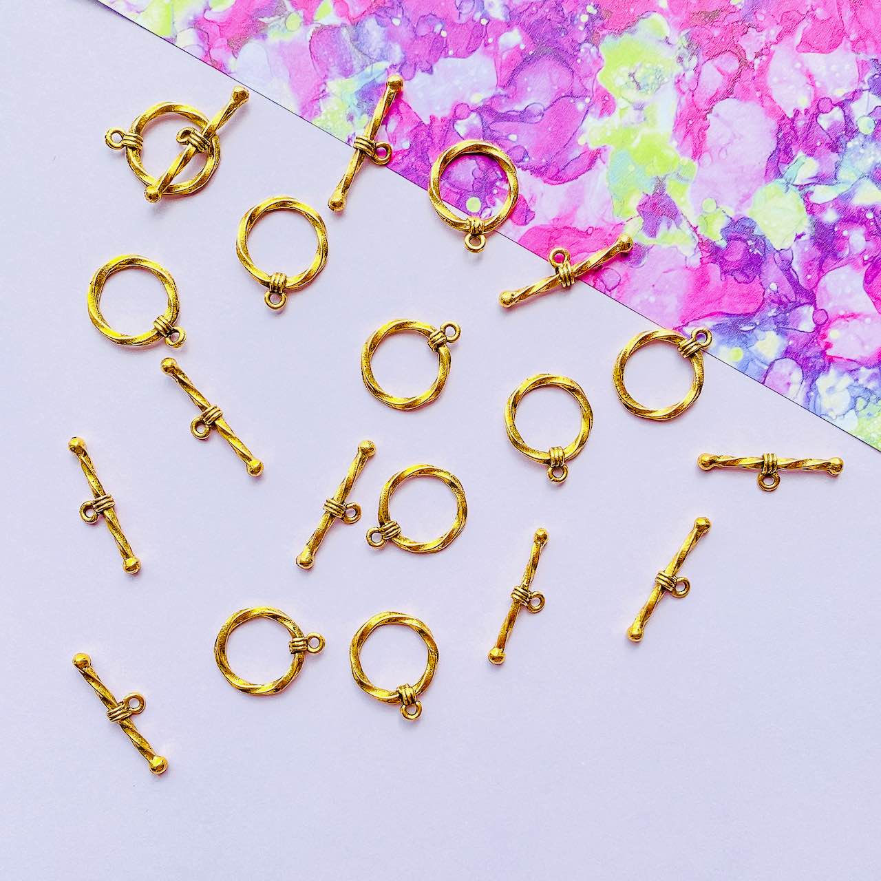 Allegory Gallery Pewter—Toggle Clasp—Twist