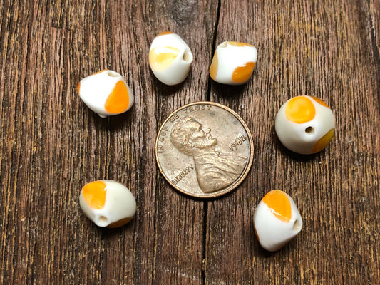 Vintage Japanese Glass 10mm Bicone Beads