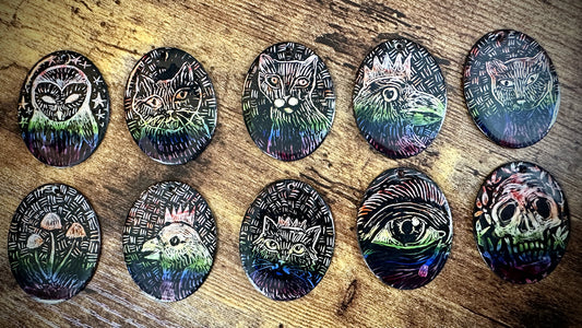 New Allegory Gallery Enameled Pendants!