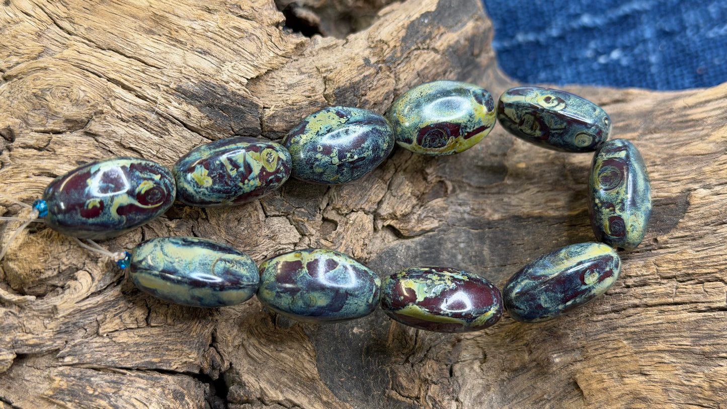 Vintage Czech Glass Strand